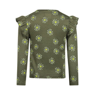 Koko Noko W25 girls T-shirt ls Army green O56964-37 48