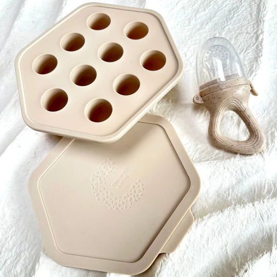 Chewies & More Fruitspeen Set Beige Fruitspeen + Ijstray