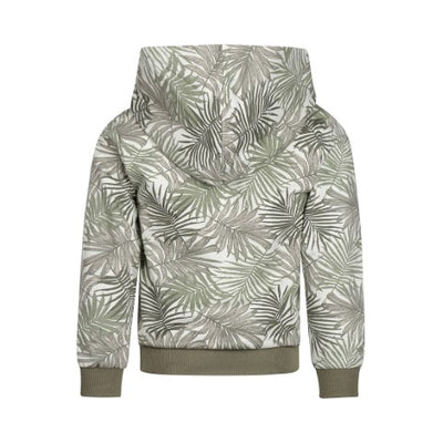 Koko Noko S25 Jongens Sweater with hood Light faded green P54841-37