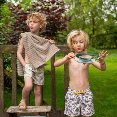 Koko Noko S25 Jongens Swimshorts medium length Light faded green P54844-37