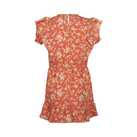 Koko Noko S25 Meisjes Dress ss  Rusty orange P54930-37