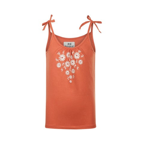 Koko Noko S25 Meisjes Top with straps  Rusty orange P54937-37