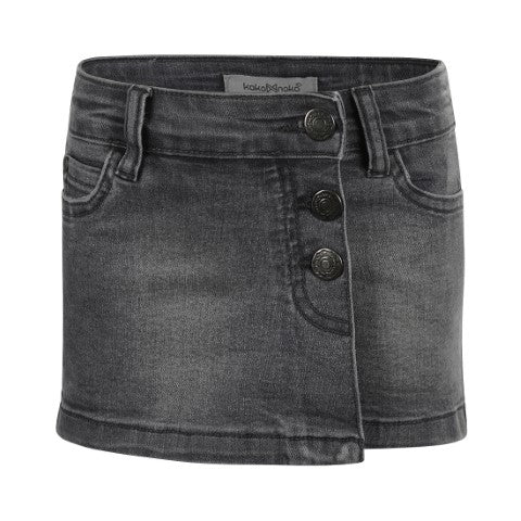 Koko Noko S25 Meisjes Jeans skort Grey jeans P54938-37