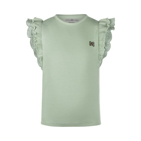 Koko Noko S25 Meisjes T-shirt ss Light faded green P54953-37