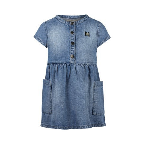 Koko Noko S25 Meisjes Jeans dress ss Blue jeans P54955-37