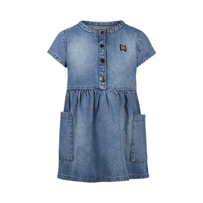 Koko Noko S25 Meisjes Jeans dress ss Blue jeans P54955-37