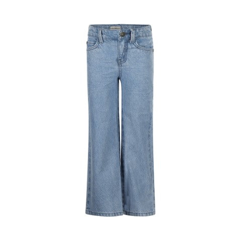 Koko Noko S25 Meisjes Jeans wide leg Blue jeans P54978-37