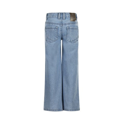 Koko Noko S25 Meisjes Jeans wide leg Blue jeans P54978-37