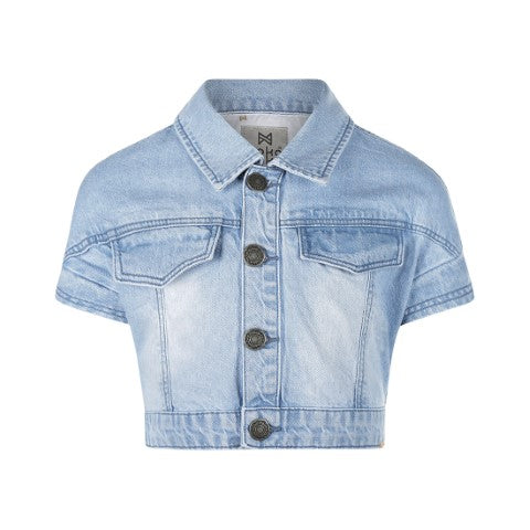 Koko Noko S25 Meisjes Jeans jacket ss Blue jeans P54985-37