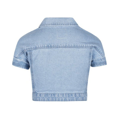 Koko Noko S25 Meisjes Jeans jacket ss Blue jeans P54985-37