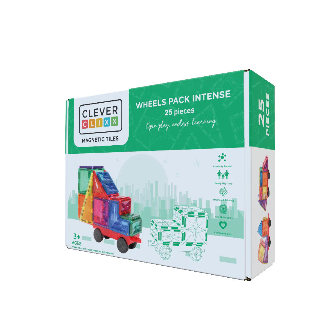 Clever Clixx Wheels Pack Intense | 25 pieces | CC-1010
