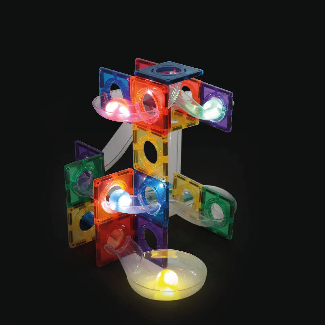Clever Clixx Ball Run Dazzling Lights Pack Intense | 100 pieces | CC-1003