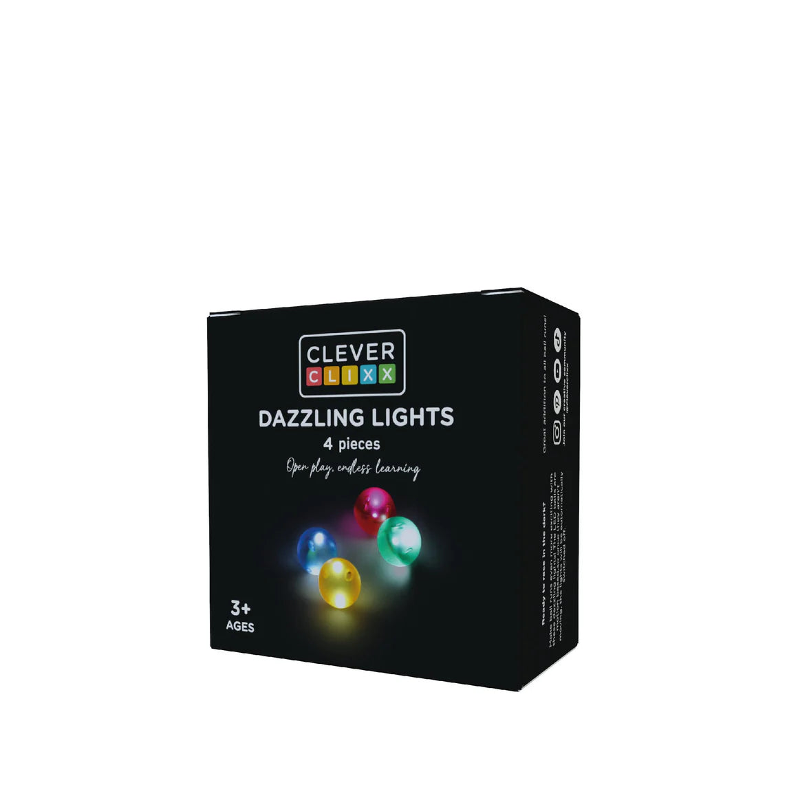 Clever Clixx Balls Pack Dazzling Lights | 4 Pieces  CC1013