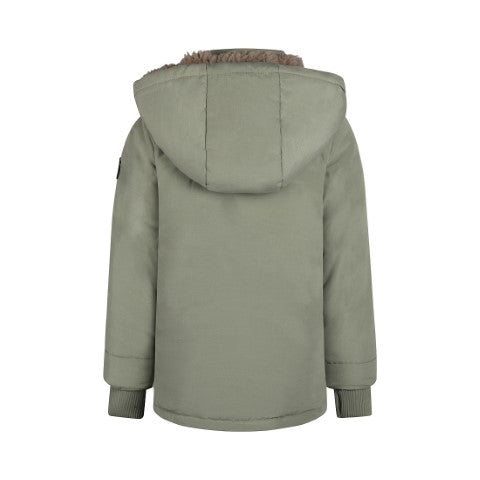 Koko Noko W24 Jacket parka with hood water repellent Faded green Q52816-37