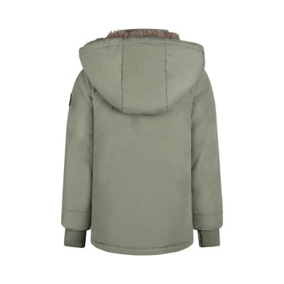 Koko Noko W24 Jacket parka with hood water repellent Faded green Q52816-37