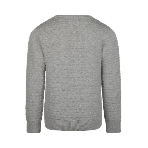 Koko Noko W24 Sweater with crewneck Grey Q52853-37