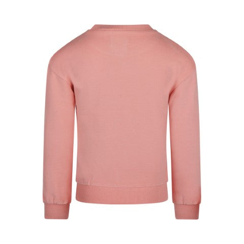 Koko Noko W24 Sweater with crewneck Bright pink Q52903-37