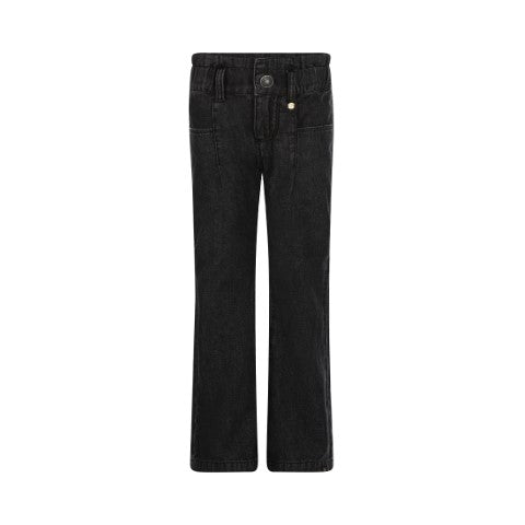 Koko Noko W24 Jeans wide leg Dark grey jeans Q52904-37