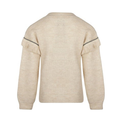 Koko Noko W24 Sweater dropped shoulder  Off white Q52943-37