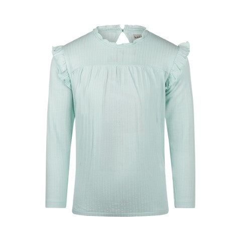 Koko Noko W24 T-shirt ls Light aqua Q52958-37