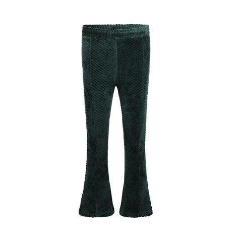 Koko Noko W24 Trousers flared Dark green Q52961-37