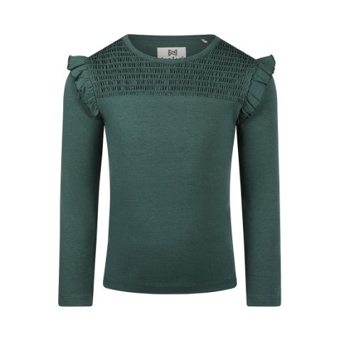 Koko Noko W24 T-shirt ls Dark green Q52963-37