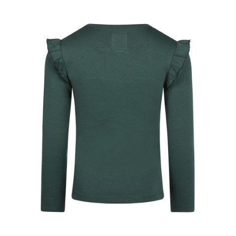 Koko Noko W24 T-shirt ls Dark green Q52963-37