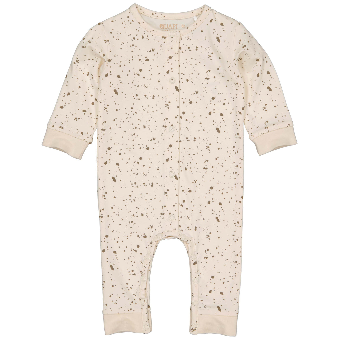 Quapi Newborn W23 CADYQNBW23 PLAYSUIT AOP Camel Soft Splash