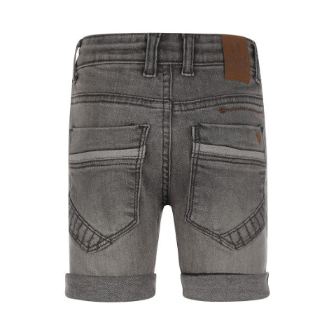 Koko Noko S24 Jeans shorts turn-up loose fit Grey jeans R50815-37