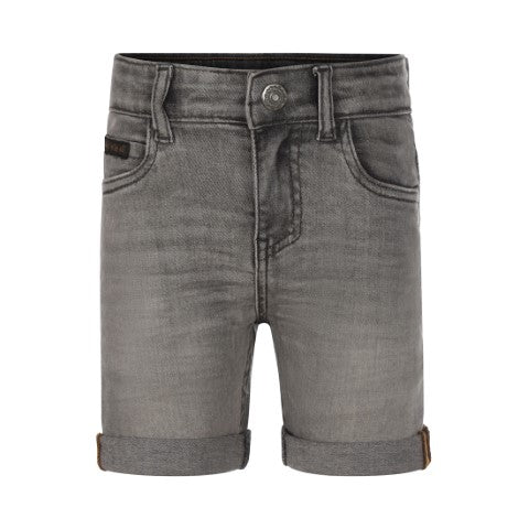 Koko Noko S24 Jeans shorts turn-up loose fit Grey jeans R50815-37