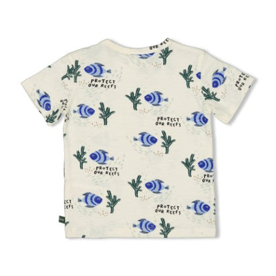 Feetje S24 T-shirt AOP - Protect Our Reefs Offwhite S2428 51700873
