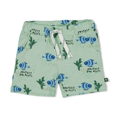 Feetje S24 Short AOP - Protect Our Reefs Mint S2428 52100392