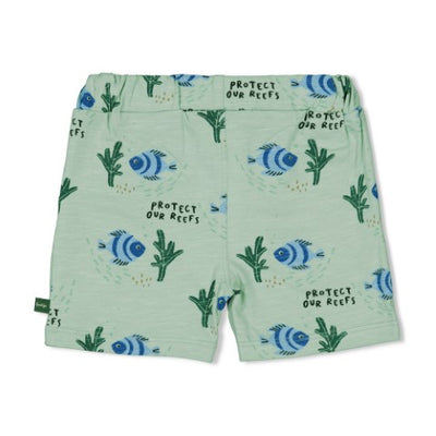 Feetje S24 Short AOP - Protect Our Reefs Mint S2428 52100392