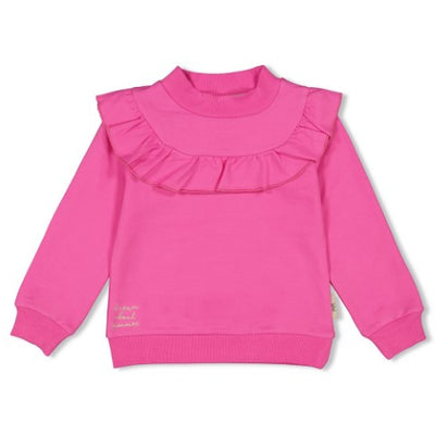 Jubel S24 Sweater ruches - Dream About Summer Roze S24J1 91600378