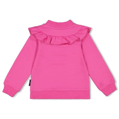 Jubel S24 Sweater ruches - Dream About Summer Roze S24J1 91600378