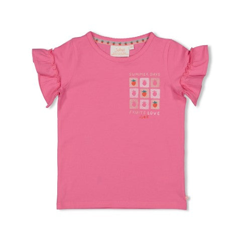 Jubel S24 T-shirt - Berry Nice Roze S24J3 91700385