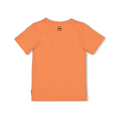 Sturdy S24 T-shirt - Checkmate Neon Oranje S24S3 71700431