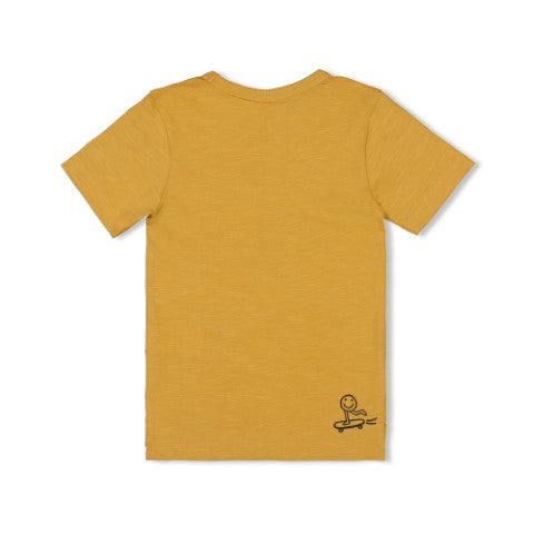 Sturdy S24 T-shirt borstzakje - Checkmate Geel S24S3 71700441