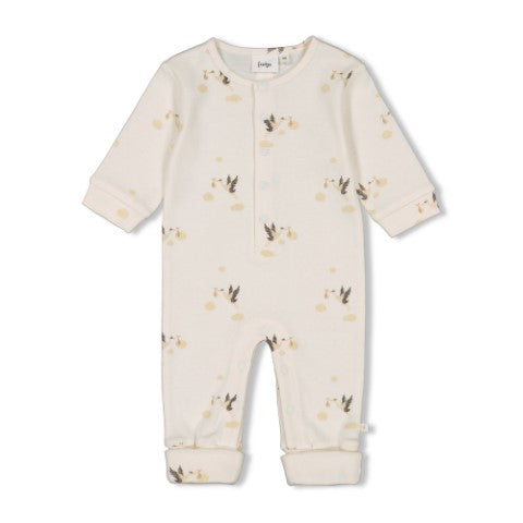 Feetje S25 Pak omslagvoet AOP rib - Special Delivery Offwhite S2511 50700157