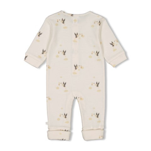 Feetje S25 Pak omslagvoet AOP rib - Special Delivery Offwhite S2511 50700157