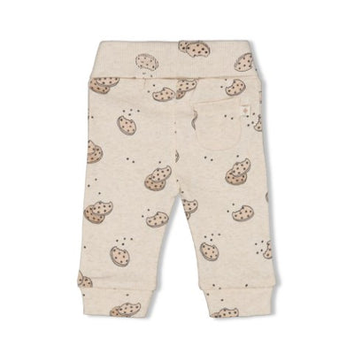 Feetje S25 Broek AOP rib - Cute Cookie Offwhite melange S2512 52202293