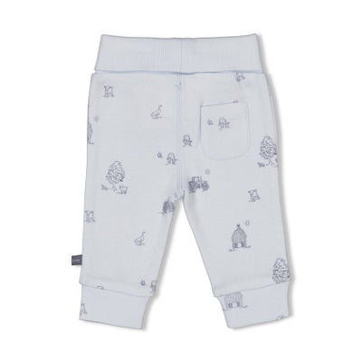 Feetje S25 Broek AOP rib - Farm Life Blauw S2514 52202322