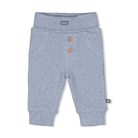 Feetje S25 Broek rib - Farm Life Blauw melange S2514 52202323