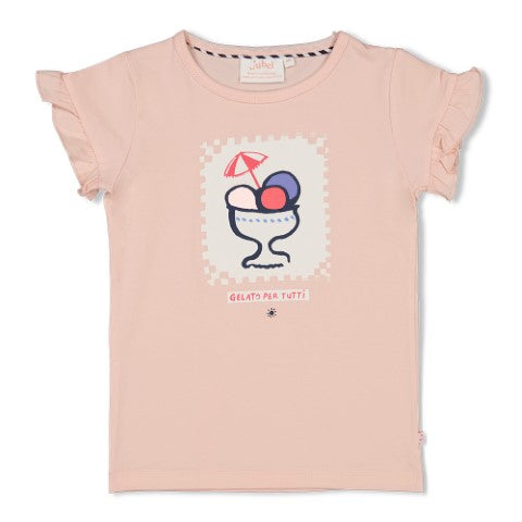 Jubel S25 T-shirt - Ciao Bella Roze S25J1 91700401