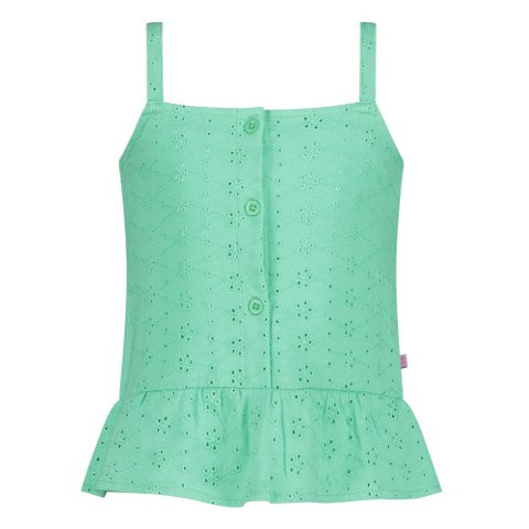 Jubel S25 Top broderie - Picknick Perfect Groen S25J2 91700424