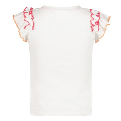 Jubel S25 T-shirt ruches - Samba Shake Offwhite S25J3 91700412