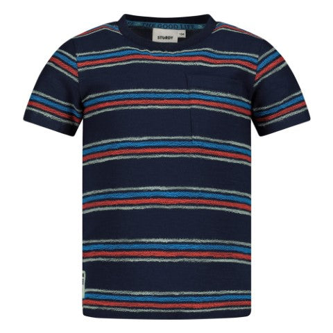 Sturdy S25 T-shirt streep - The Good Life Marine S25S1 71700453