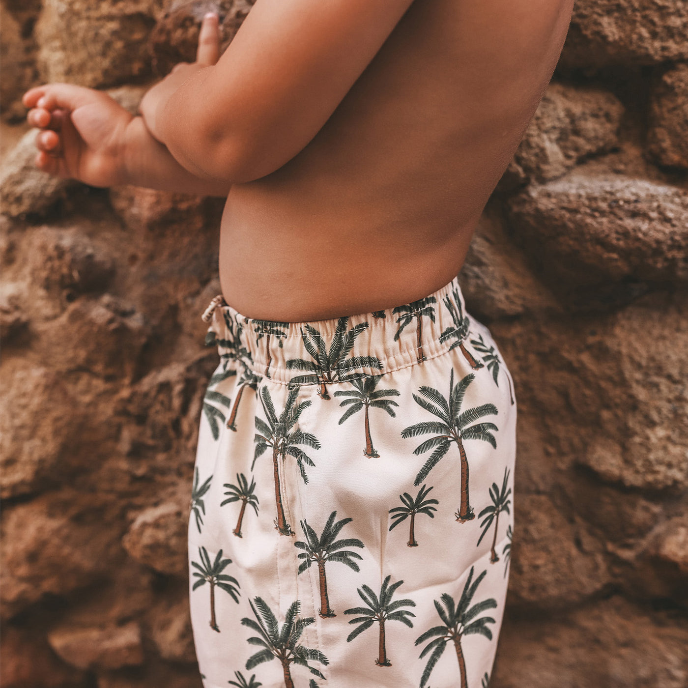 Salted Stories S25 Crown Tree | Swim Shorts Shortbread SASS25-071SAK 071