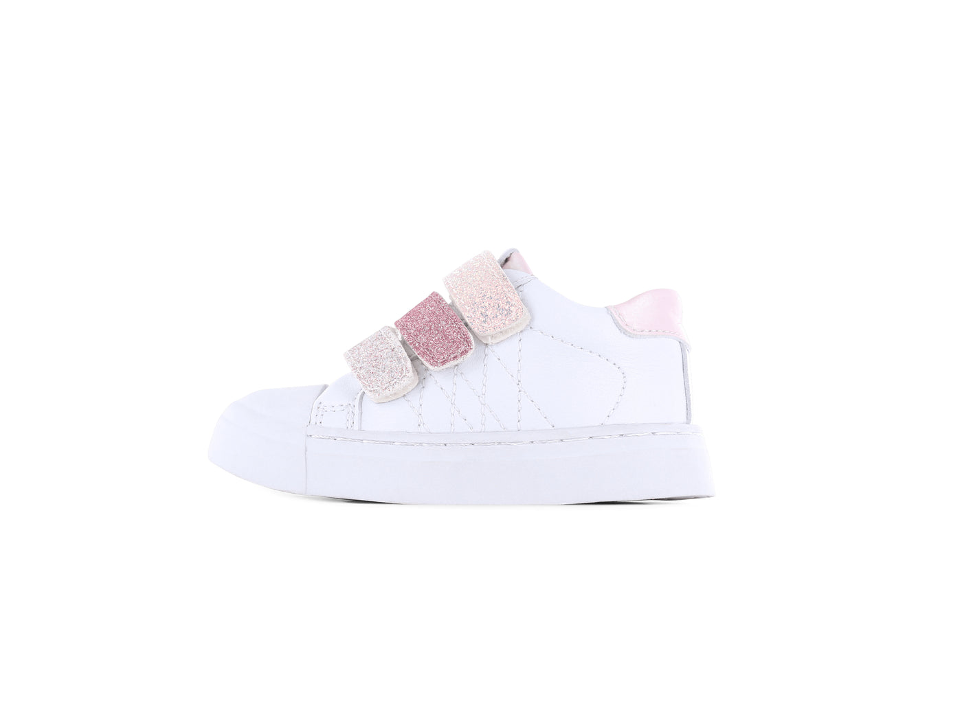 Shoesme s24 Sneaker white Pink SH23S016-A