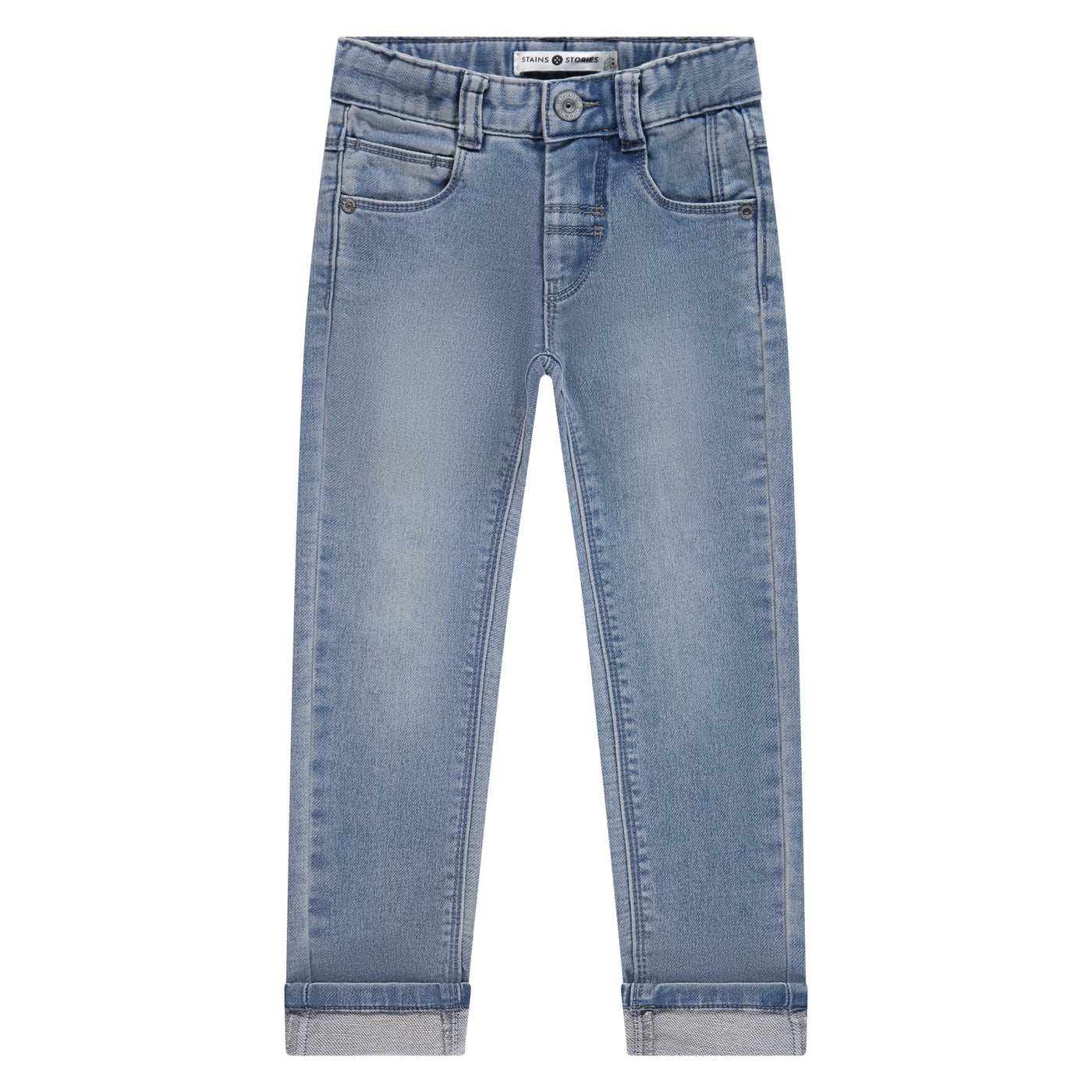 Stains & Stories W25 boys jogg denim Jeans mid blue denim SSA25407253
